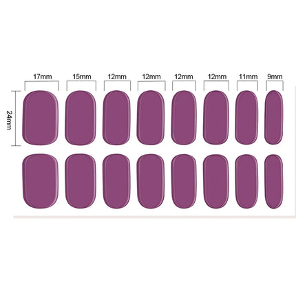 Semi Cured Wraps Fast Gel Nail Sticker Soild Nail Gel Wraps Adhesive Full Cover Gel Nail Decal UV Lamp Cured Manicure Decoration2028