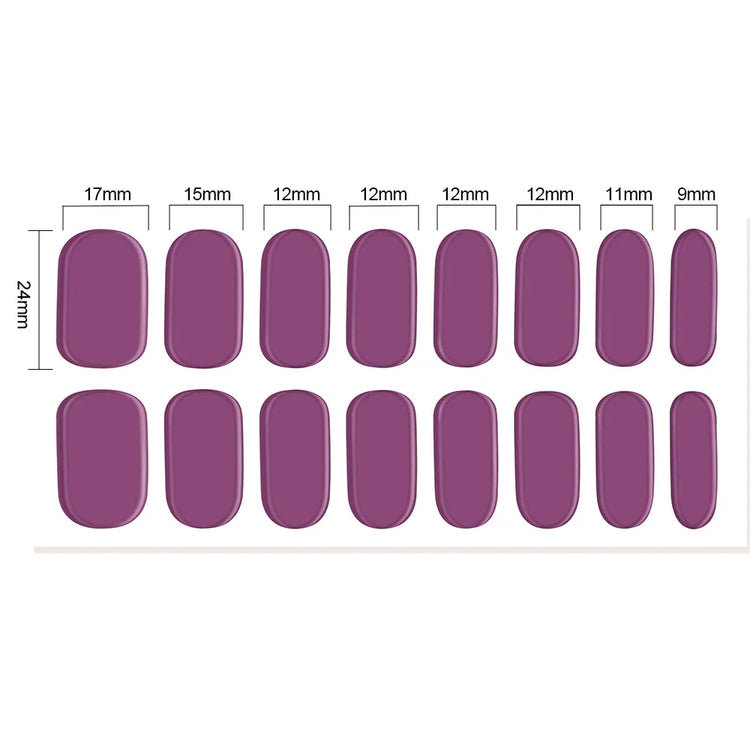 Semi Cured Wraps Fast Gel Nail Sticker Soild Nail Gel Wraps Adhesive Full Cover Gel Nail Decal UV Lamp Cured Manicure Decoration2028