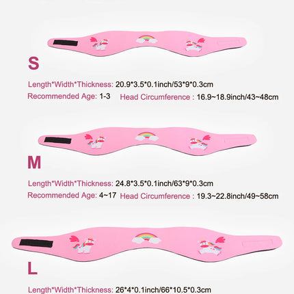 Waterproof Swimming Headband for Kids Adjustable Ear Protection Headband to Keep Water Out for Bathing, Swimming, Diving