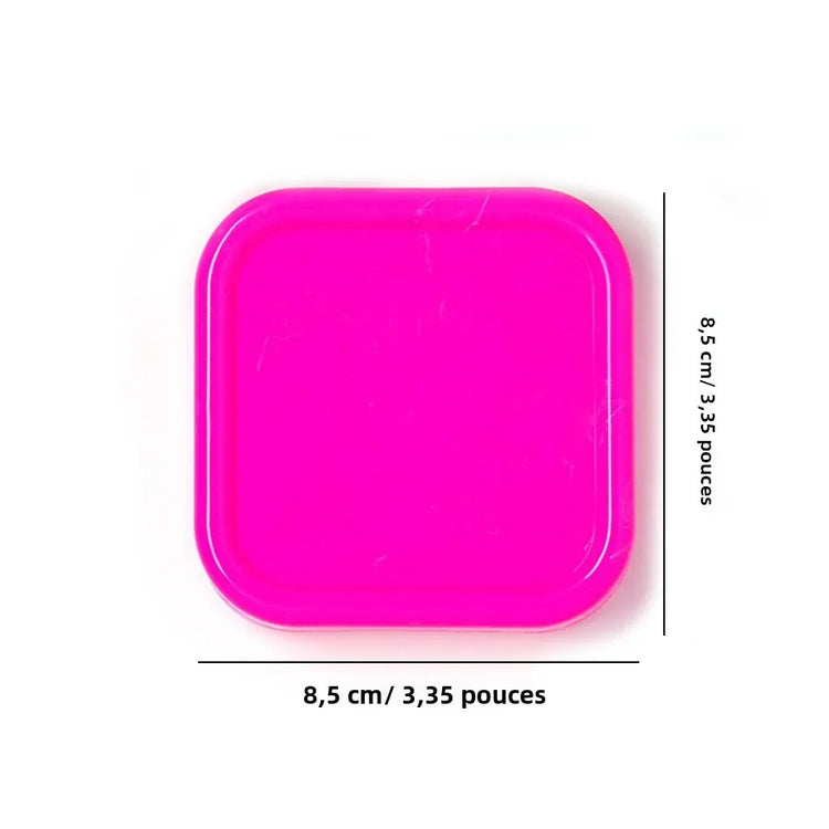 Portable Magnetic Nail Art Organizer Tray Cat Eyes Design Storage Container for Nail Grinding Heads Tool Holder