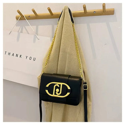 Borsa a tracolla da donna 2026 di nuova moda con catena, stile retrò, grande capacità, versatile, da portare sotto il braccio o a tracolla, piccola borsa quadrata