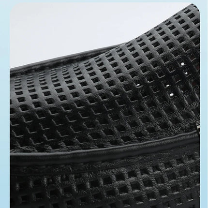 2025 Estate Scava Fuori Penny Mocassini Da Uomo Scarpe Da Barca Traspirante Uomo Mocassini In Pelle Slip On Appartamenti Mens Casual Scarpe Da Guida