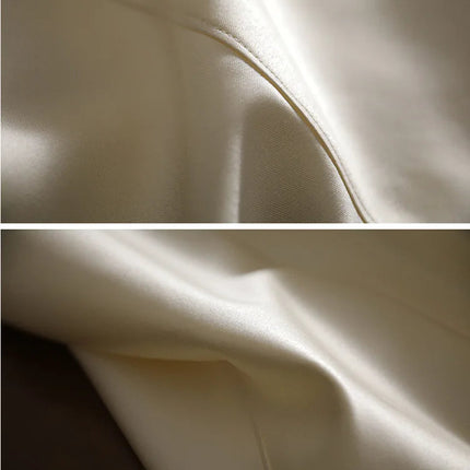 High-end Black and White Temperament Commuting Hip Skirt Looks Thin Medium Length Silk Wool Skirt 53% Wool 47% Mulberry Silk PlatiNum