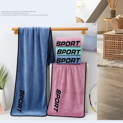 Asciugamano sportivo da palestra Asciugamano da bagno in fibra ultrafine Allenamento Yoga Asciugamani da spiaggia Asciugatura rapida Esercizio Assorbimento del sudore Asciugamano ad asciugatura rapida