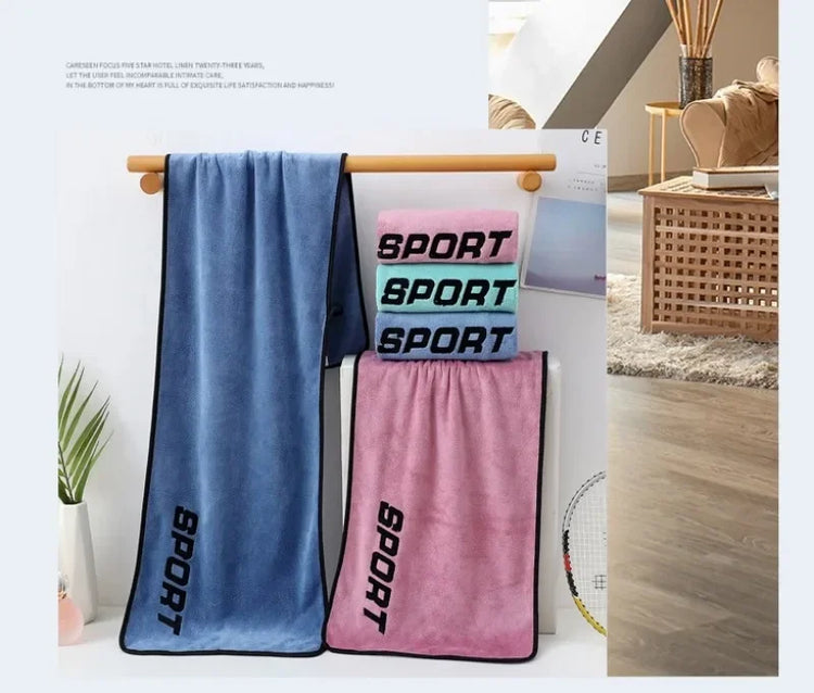 Asciugamano sportivo da palestra Asciugamano da bagno in fibra ultrafine Allenamento Yoga Asciugamani da spiaggia Asciugatura rapida Esercizio Assorbimento del sudore Asciugamano ad asciugatura rapida