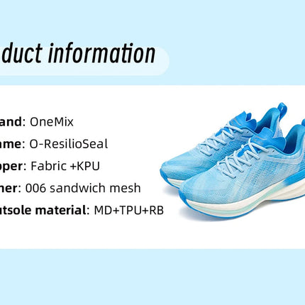 ONEMIX Scarpe da corsa da uomo in stile cinese Traspirante Carattere di moda Vamp Cuscino d'aria Scarpe sportive Scarpe da ginnastica da passeggio all'aperto PlatiNum