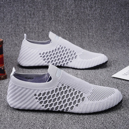 YRZL Mocassini da uomo Mocassini da guida Fondo sottile Scarpe basse da passeggio Mocassini casual antiscivolo traspiranti Scarpe estive da uomo