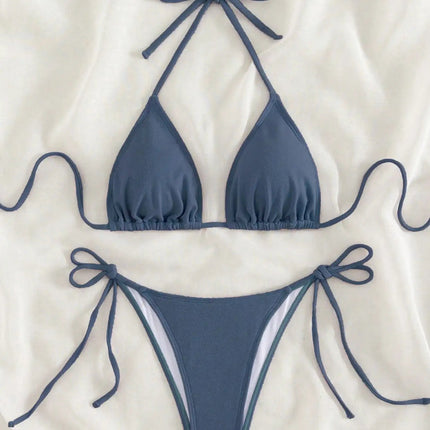 Set bikini estivo bianco mi-grid servizio fotografico sexy al mare primaverile maturo adatto per le donne PlatiNum