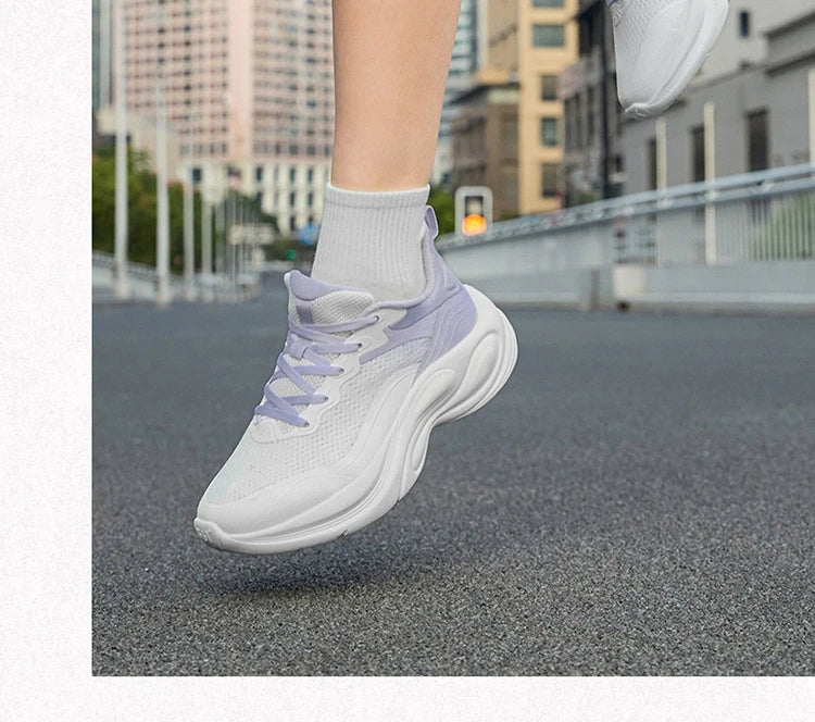 361 Degrees Women Enchanted 2.0 Running Shoes Lightweight Versatile Soft Cushioning Durable Versatile Female Sneakers 682512235 PlatiNum
