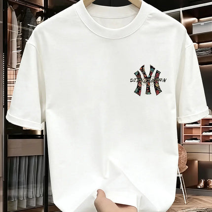 Men's Summer Printed T-Shirt - High Quality, Casual, Versatile, and Fashionable Loose-Fitting T-Shirt
