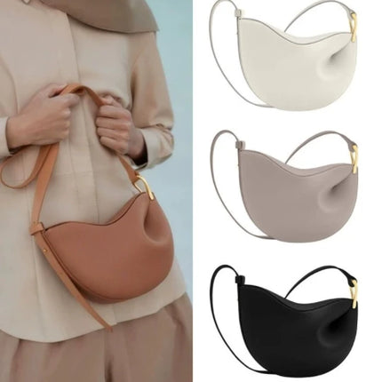 Borsa a tracolla da donna 2026 New French Pea - Design piccolo, in pelle, da portare sotto il braccio o a spalla singola