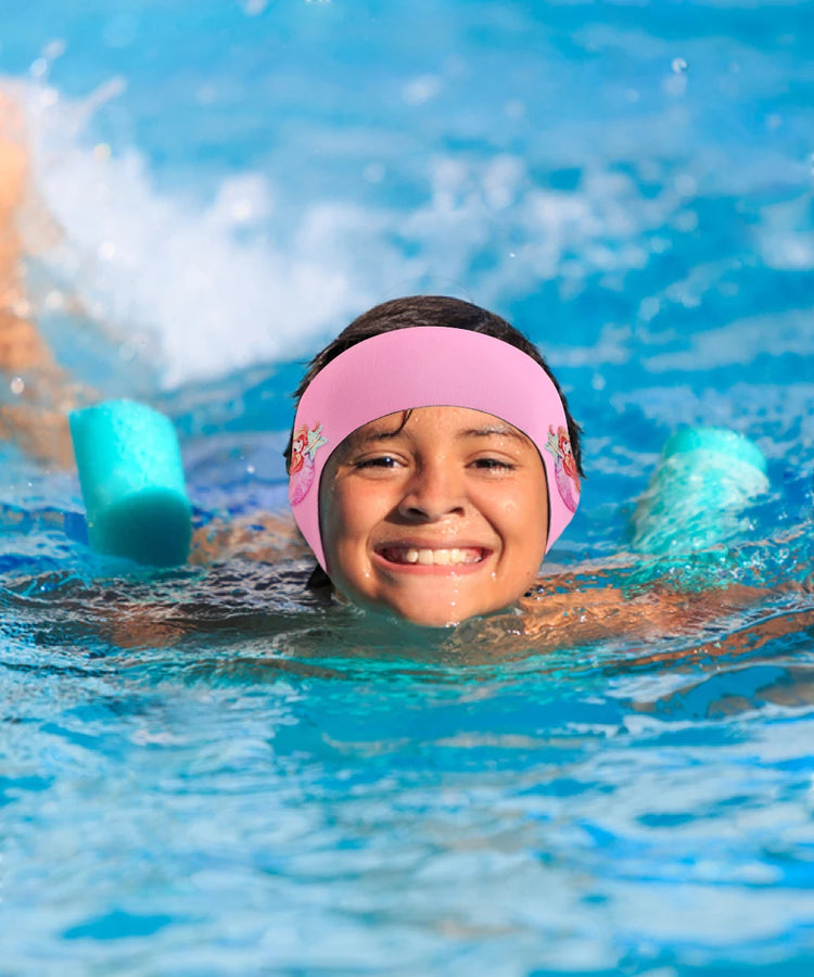 Fascia per nuoto impermeabile per bambini Fascia di protezione per le orecchie regolabile per mantenere l'acqua per il bagno, il nuoto, l'immersione
