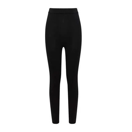 High-quality Sheep Hot Sales Leggings Women Autumn Winter Wool Long Elastic Ladies Fashionable Versatile Basic Style Warm Pants PlatiNum