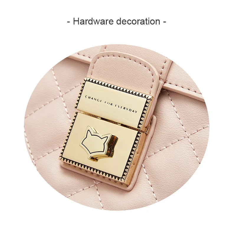 FOXER Split Leather Women's Box Mini Handbag Fashion Brand Crossbody Shoulder Bag Lady Messenger Bag Elegant Small Tote