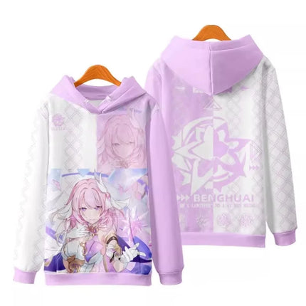 Elysia Honkai Impact 3 Cosplay 3D Men's Hoodies Fashion Women Long Sleeve Sweatshirt Harajuku Pullover Casual Y2k Tracksuit Coat
