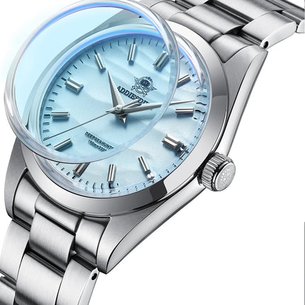ADDIESDIVE 2030 36mm Men's Fashion Watch 10Bar Diver Bubble Mirror Glass 316L Stainless Steel Quartz Watches Relogio Masculino