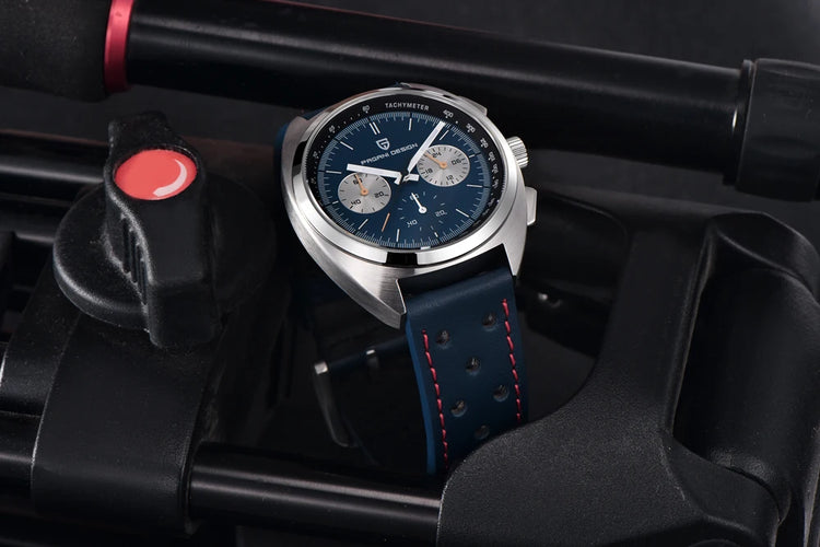 Orologio da Uomo PAGANI DESIGN con Quadrante Giallo, Cronografo al Quarzo, Movimento Giapponese VK63, Vetro Zaffiro, Impermeabile, Novità 2026
