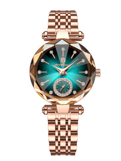 POEDAGAR Orologi al quarzo da donna eleganti di lusso Orologio impermeabile in acciaio inossidabile per donna Orologio da polso da donna alla moda casual reloj