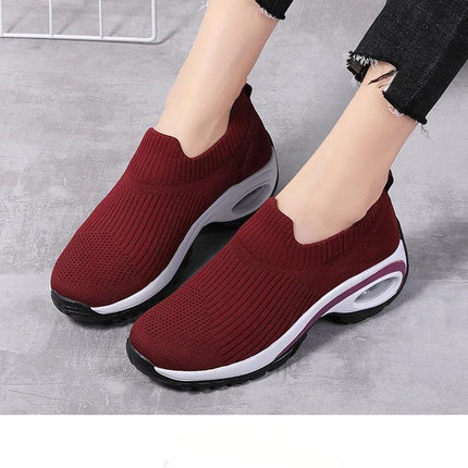 Nuove Scarpe Sportive Casual da Donna Estate 2024, Sneakers con Zeppa e Piattaforma, Scarpe Vulcanizzate Traspiranti per Signore