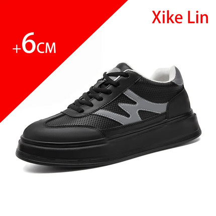 Hot selling Breathable Thick soled Trendy waterproof Durable Casual height increasing shoes Increase by 6 centimeters