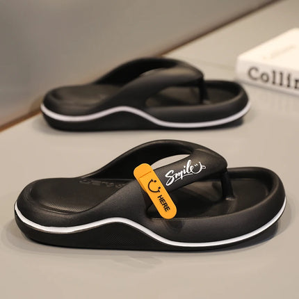 New Men's Women's Slippers Flip Flops Indoor Outdoor Beach Sandals Super Soft Bottom Slides Non-Slip Thick Sole Men's Slippers