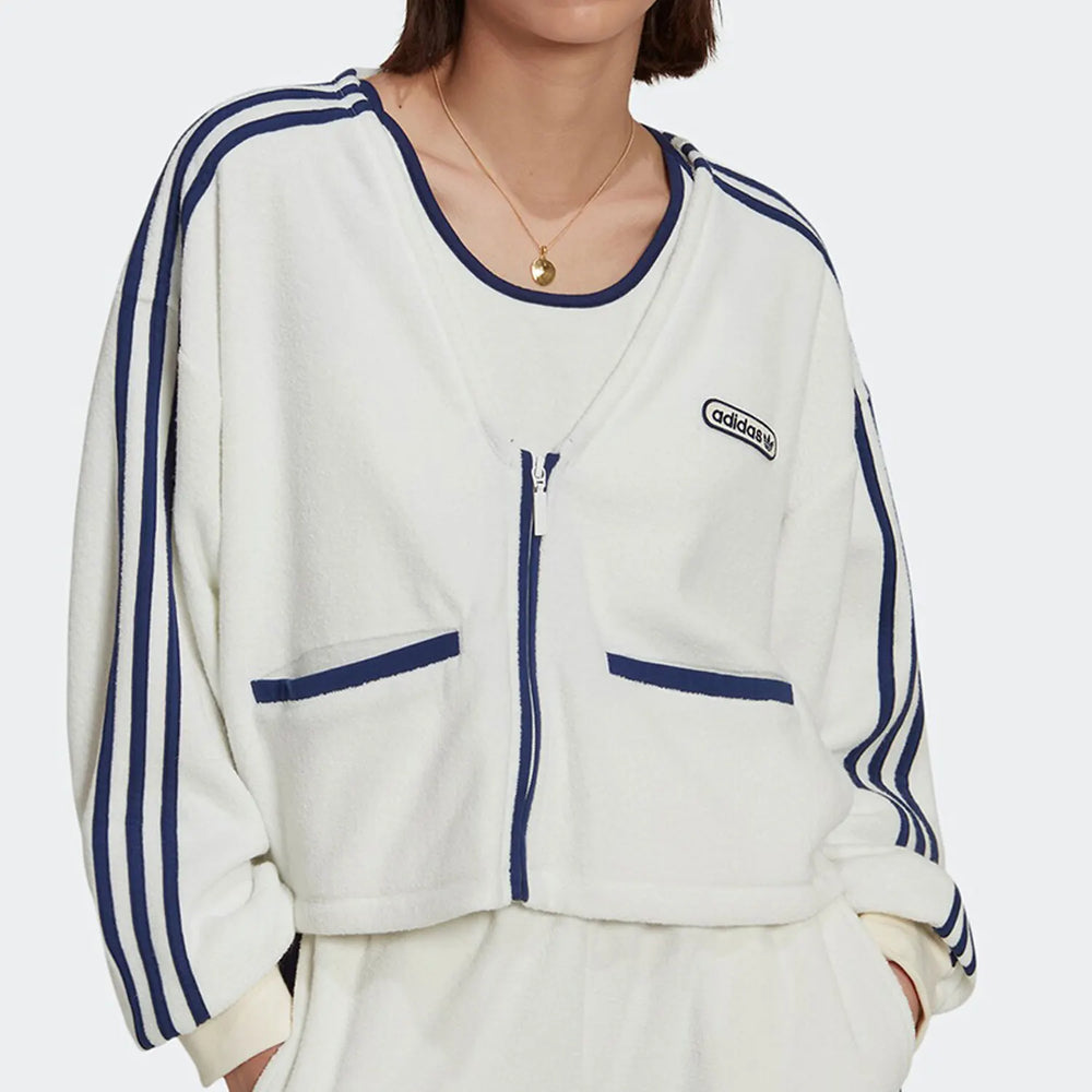 Adidas Originals Women's Fashion Jacket Sport Knit Cardigan HL6585