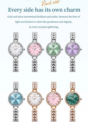 OLEVS 9971 orologio al quarzo per donna scala romana abito elegante orologio da donna moda impermeabile luminoso orologio a mano di lusso originale platinumshop