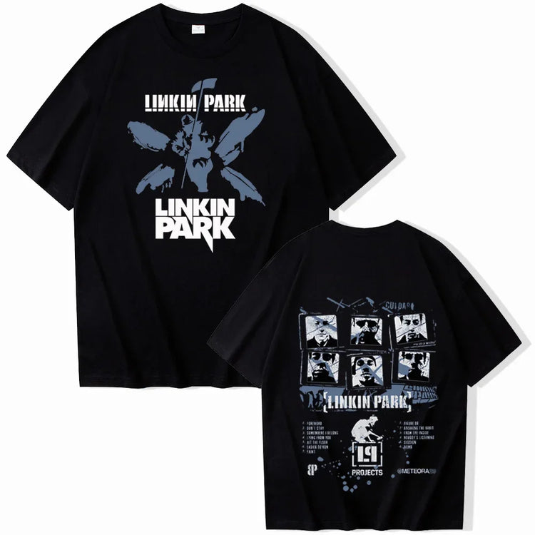 Linkin-Park T-shirt Uomo Donna Harajuku O-Collo Camicia casual estiva Fan Regalo Tuta Abbigliamento per uomo Ropa Para Hombre