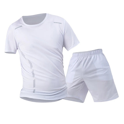 Tuta sportiva da uomo ad asciugatura rapida 1/2/4 pezzi T-shirt casual traspirante a maniche corte Tasca Pantaloncini versatili per adolescenti da indossare platinumshop