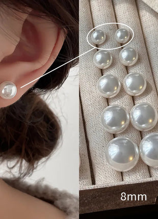 Nuovi orecchini di perle in argento sterling 925 con fascino di personalità, orecchini da donna con fascino squisito, regalo di compleanno, gioielli squisiti platinumshop