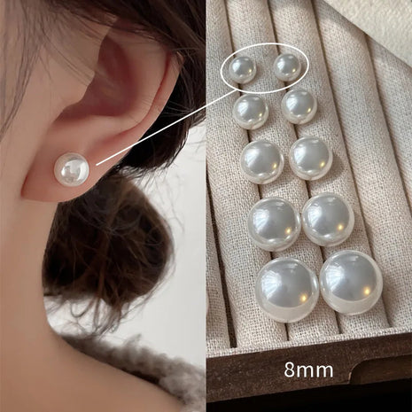 Nuovi orecchini di perle in argento sterling 925 con fascino di personalità, orecchini da donna con fascino squisito, regalo di compleanno, gioielli squisiti platinumshop