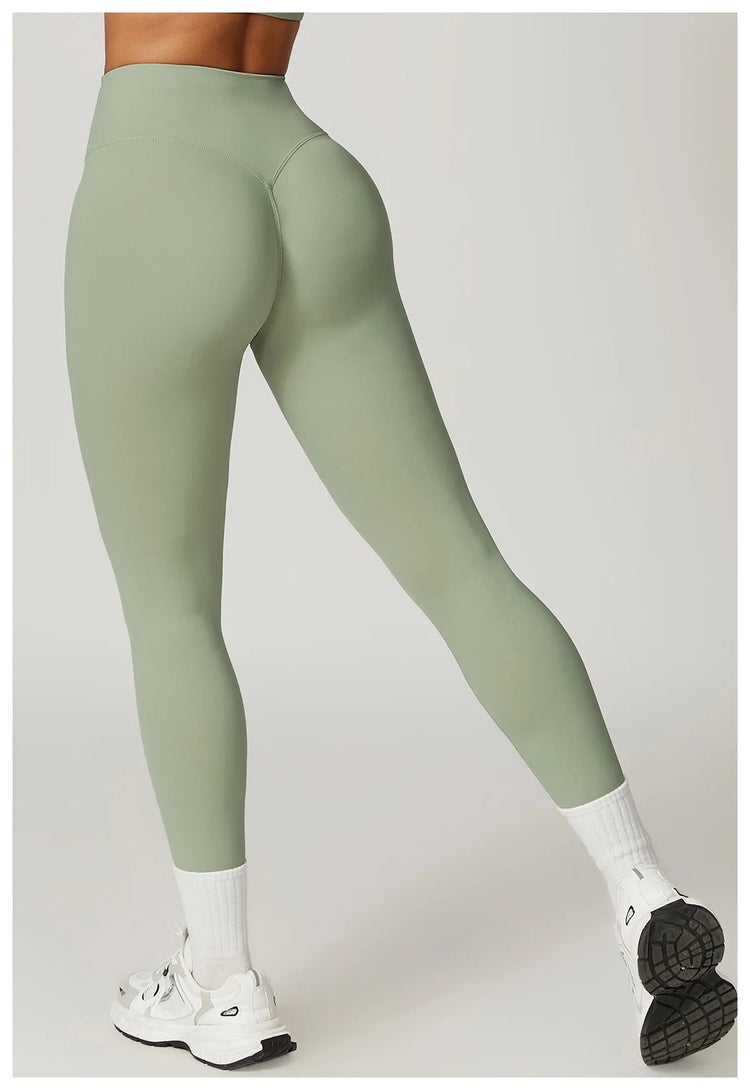 High Waist Yoga Leggings Women Push Up Sport Leggings Fitness Running Hip Lift Yoga Pants Highly Elastic Gym Workout Leggings PlatiNum