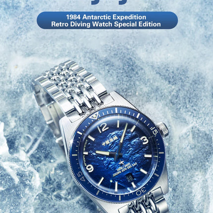 Seagull Men‘s Luxury Mechanical Watch Luminous Waterproof Multi Function Sapphire Mirror Antarctica Expedition 816.37.1064A NEW