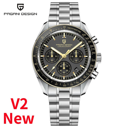 PAGANI DESIGN AK Project Mars Orologi da uomo Orologio al quarzo di lusso superiore da uomo AR Sapphire Speed Cronografo sportivo con data automatica