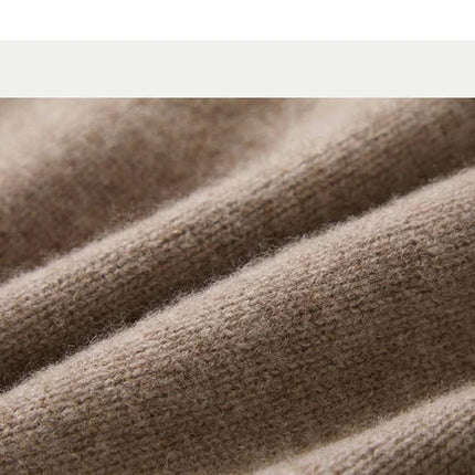 Flat Thickened Hip Hugging Skirt Women's Autumn Winter 100% Merino Wool Knitted Half Skirt Versatile Short Elastic Waist Skirt PlatiNum