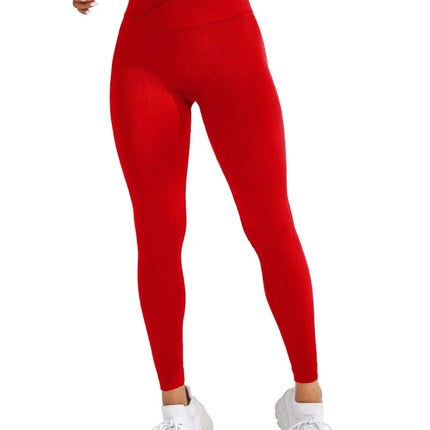 Women Sports Leggings V-waist Elastic Peach Buttocks Fitness Pants With Raised Hips And High Waist Seamless Yoga Pants Tight PlatiNum