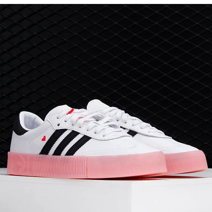 Scarpe da ginnastica casual con plateau da donna Adidas ufficiale autentiche SAMBA ROSE EF4965