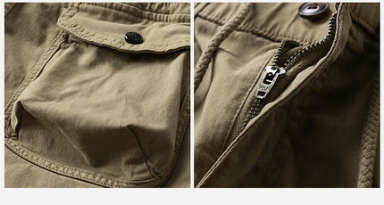 Mens Cargo Pants Autumn Winter Casual Mens Pant Baggy Regular Cotton Trousers Male Combat Military Tactical Pants Multi Pockets