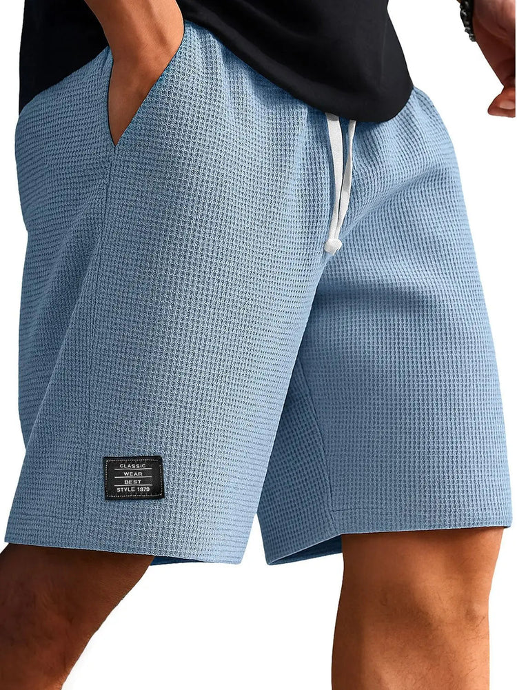 Pantaloncini Casual Jacquard da Uomo, Stile Harajuku, Tinta Unita, Pantaloni Corti alla Moda, Abbigliamento Retrò da Uomo, Streetwear Nuovo platinumshop