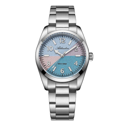 ADDIESDIVE Watch Men 2026 New 36mm Quartz Wristwatch AD2555 Sapphire 100m Waterproof BGW9 Luminous 316L Stainless Steel Watches