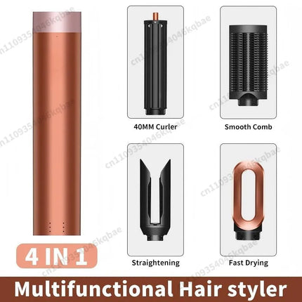 6 IN 1 Multil Hair Styler & Hair Dryer Brush With Air Auto-Wrap Curlers Fast Drying Frizz-Free Volume Styler Set Gift For Womem
