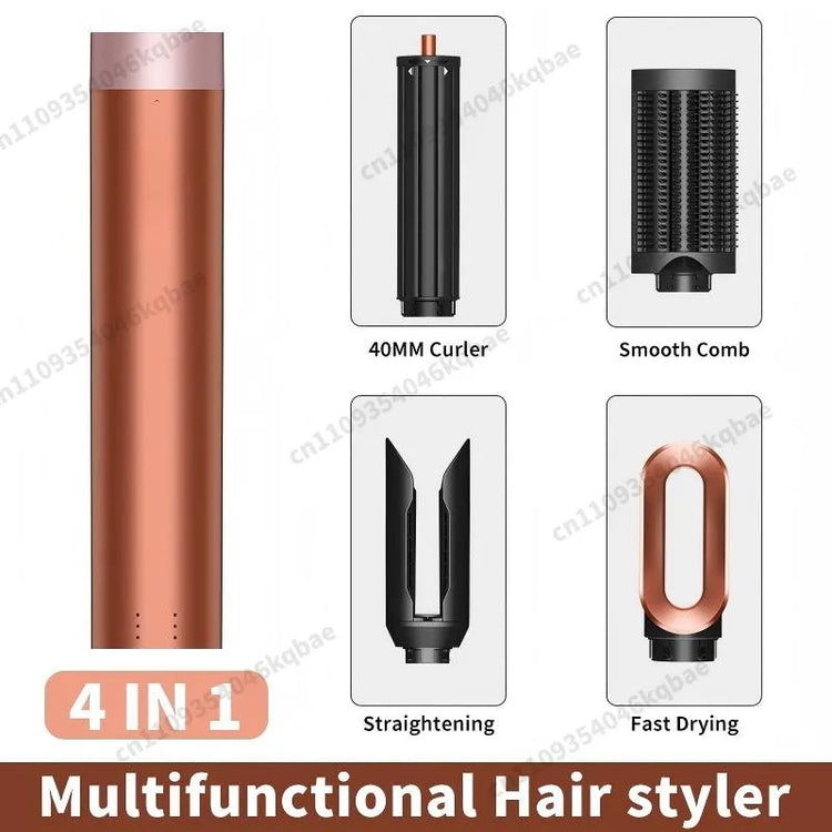 6 IN 1 Multil Hair Styler & Hair Dryer Brush With Air Auto-Wrap Curlers Fast Drying Frizz-Free Volume Styler Set Gift For Womem