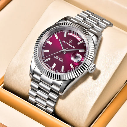 2026 Nuovo PAGANI DESIGN Oro rosa DD40 Orologio automatico di lusso da uomo Orologi da polso meccanici da uomo Giappone NH36A AR Vetro zaffiro