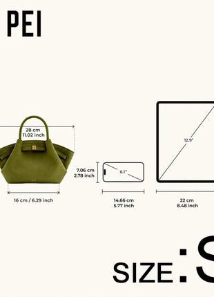 Borsa a Mano di Lusso JW PEI per Donne, Borsa a Tracolla in Pelle, Design Elegante, Grande Capacità, Borsa Hobo con Manico Superiore, Shopper per Lavoro