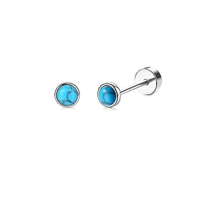 2 pz/set In Acciaio Inox Cuore Luna Earbone Della Vite Della Vite Della Sfera Orecchini con perno per Le Donne di Modo Dell'orecchio Trago Cartilagine Body Piercing platinumshop