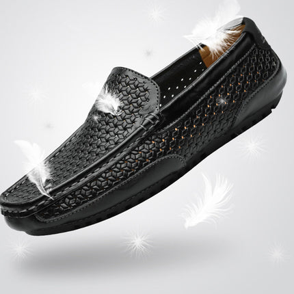 Scarpe casual da uomo di marca di lusso estiva Mocassini da uomo in vera pelle morbida Mocassini Designer italiano Scarpe da barca traspiranti