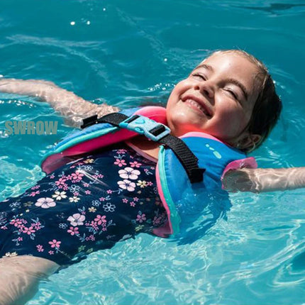 Grand gilet de natation flottant pour enfants Gilet de sauvetage en néoprène pour enfants Vêtement de flottaison en mousse Plage Natation Surf Kayak Gilet de sécurité