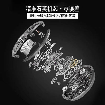 Orologio da polso da uomo delle migliori marche Orologio da uomo impermeabile da lavoro di lusso per uomo Orologio al quarzo Orologi da uomo in pelle reloj + scatola regalo da uomo platinumshop