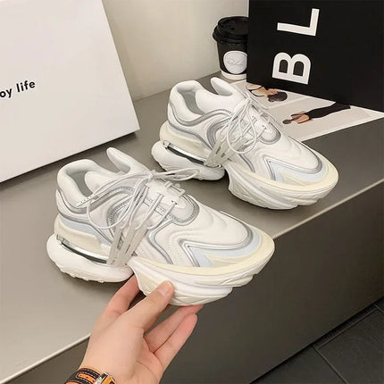 Scarpe sportive e per il tempo libero con aumento di altezza della moda di marca originale Designer per coppie Scarpe da passeggio per esterni Scarpe sportive con fondo spesso platinumshop