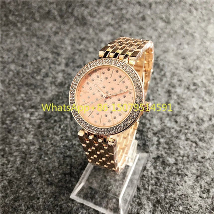 Orologi di Lusso in Cristallo per Donne, Marca di Moda, Orologio al Quarzo con Diamanti per Signore, Orologi da Polso Femminili in Acciaio, Relogio Feminino, Regalo platinumshop